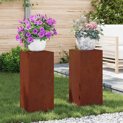 Planteholder 2 Dele 24 X 24 X 35 Cm Stål - Variant 865819
