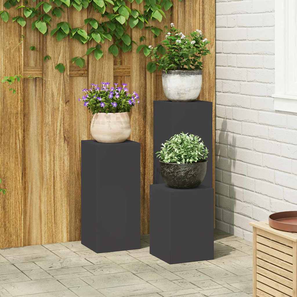 Planteholder 2 Dele 24 X 24 X 35 Cm Stål - Variant 865827