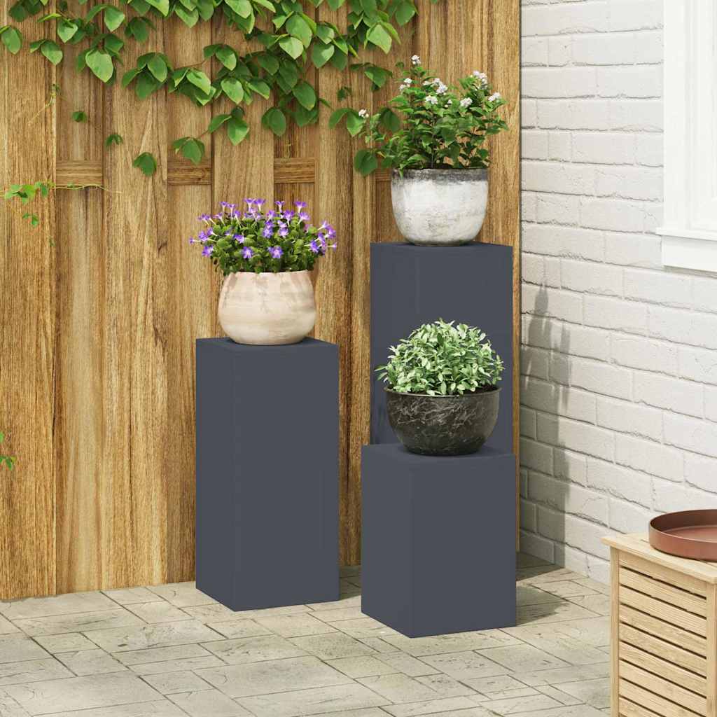 Planteholder 2 Dele 24 X 24 X 35 Cm Stål - Variant 865829