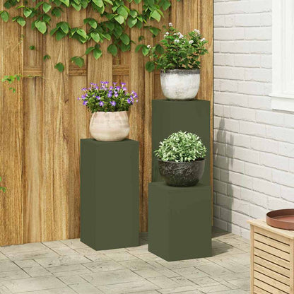 Planteholder 2 Dele 24 X 24 X 35 Cm Stål - Variant 865830