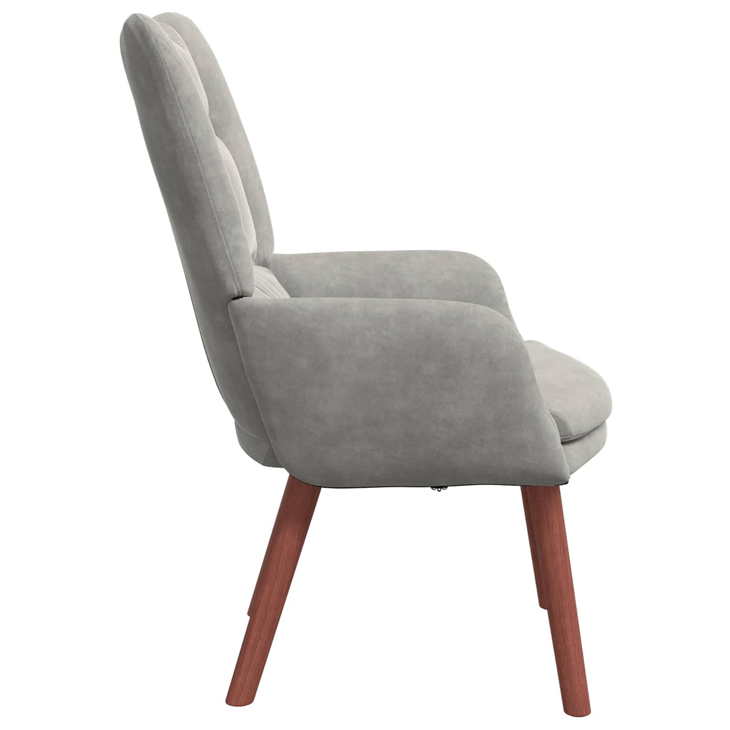 Lænestol 63 X 67 X 94 Cm Fløjl - Billede 5