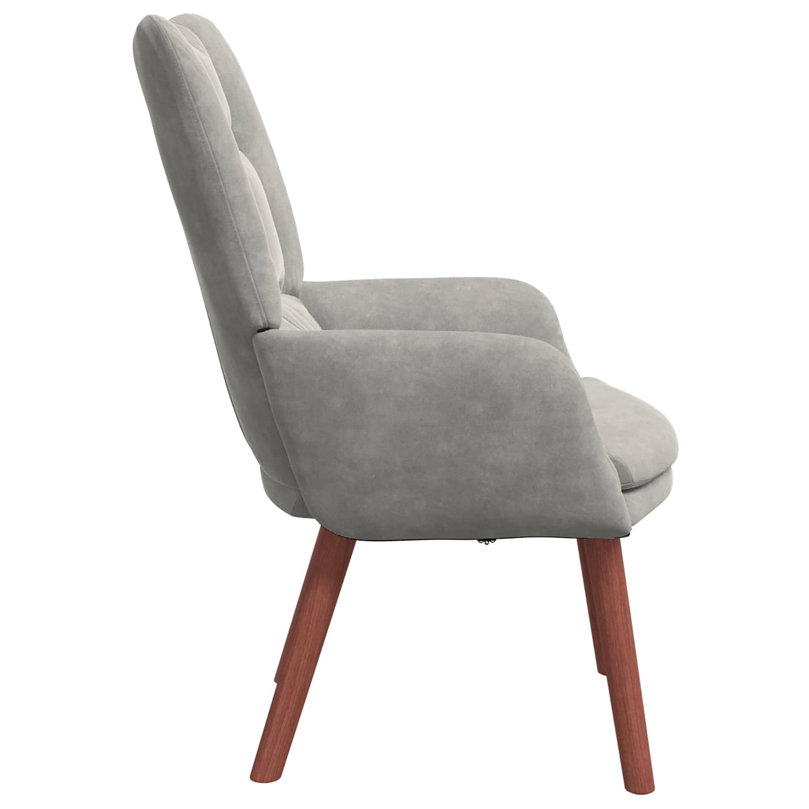 Lænestol 63 X 67 X 94 Cm Fløjl - Billede 5