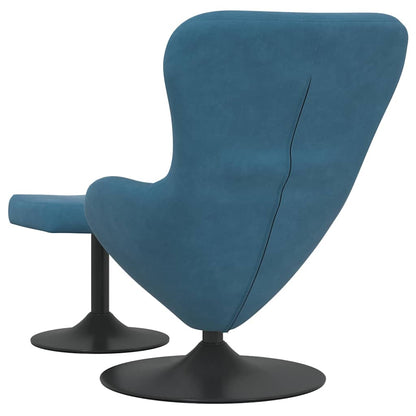Æg Stol With Footstool Fløjl - Billede 6