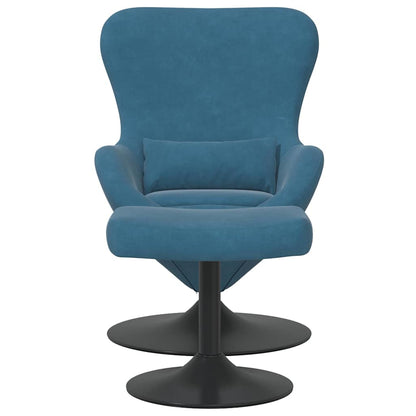 Æg Stol With Footstool Fløjl - Billede 4