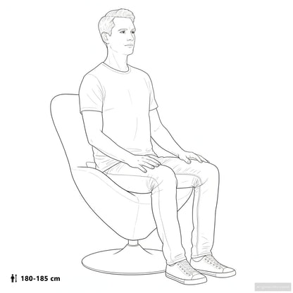 Æg Stol With Footstool Fløjl - Billede 11