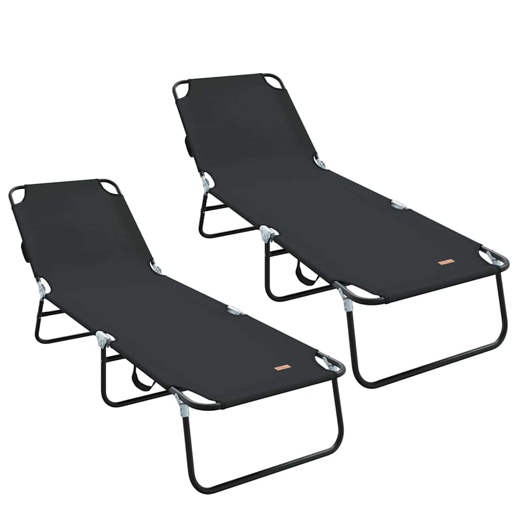 Foldestol 188 X 57 X 86,5 Cm Polyester - Billede 2