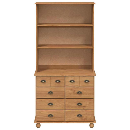 Skab Askim Honningfarvet 91 X 40 X 184 Cm Massivt Fyrretræ - Billede 8