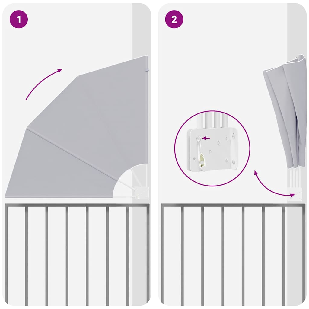 Balkon Afskærmning Polyester - Billede 8