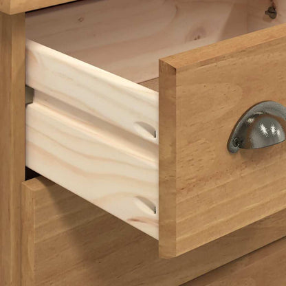 Skuffeskab Askim 79 X 40 X 133,5 Cm Massiv Fyrretræ - Billede 9