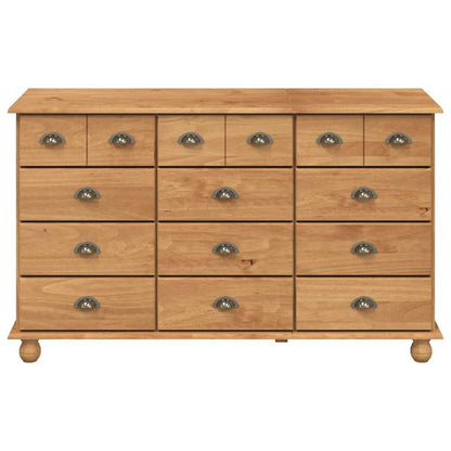 Skuffeskab Askim 79 X 40 X 133,5 Cm Massiv Fyrretræ - Billede 6