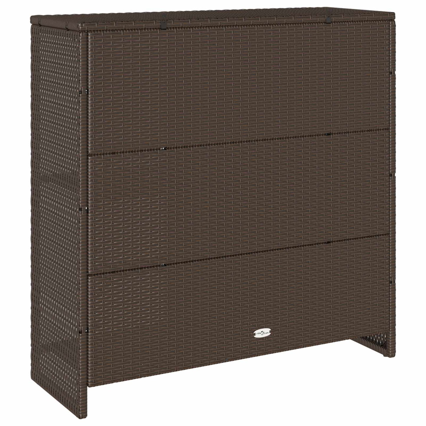 Opbevaringsskab Med Hylde Med Dør 100 X 36 X 102 Cm Rattan - Billede 7