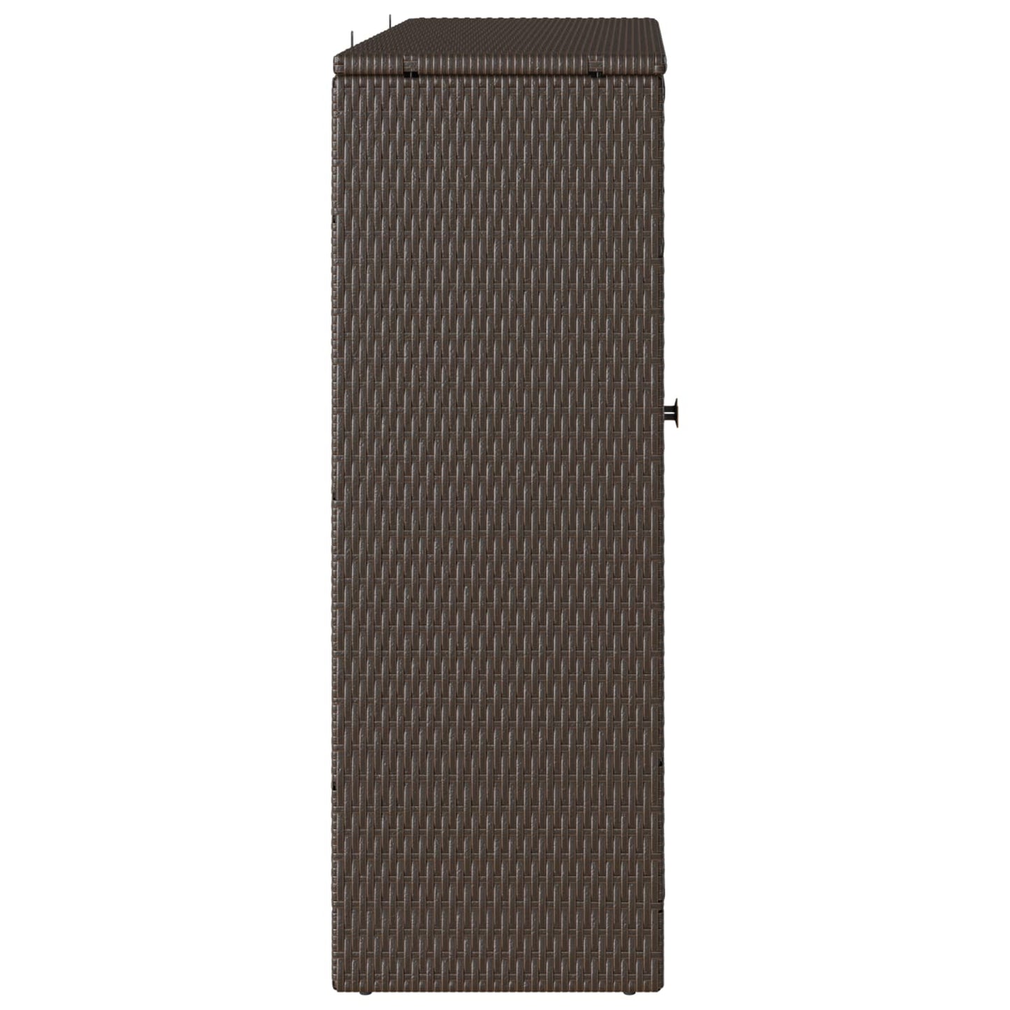 Opbevaringsskab Med Hylde Med Dør 100 X 36 X 102 Cm Rattan - Billede 6