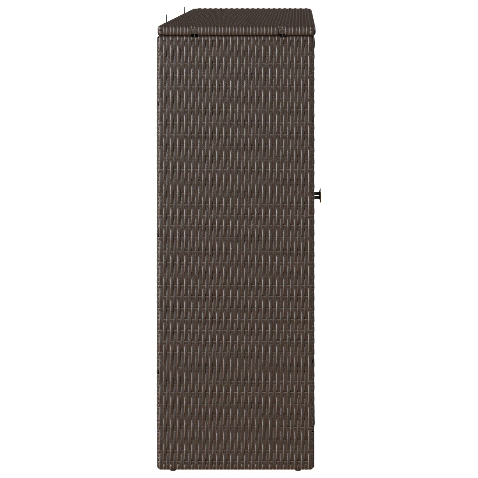 Opbevaringsskab Med Hylde Med Dør 100 X 36 X 102 Cm Rattan - Billede 6
