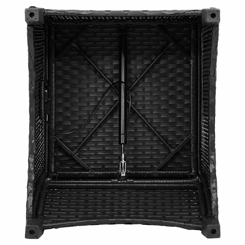 Liggestol Med Pude 56 X 66 X 95 Cm Polyrattan - Billede 9