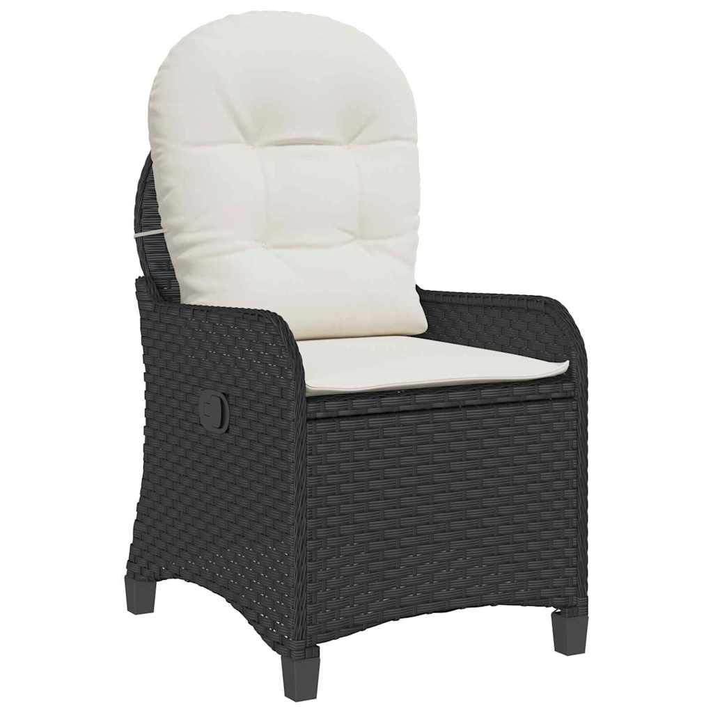 Liggestol Med Pude 56 X 66 X 95 Cm Polyrattan - Billede 2