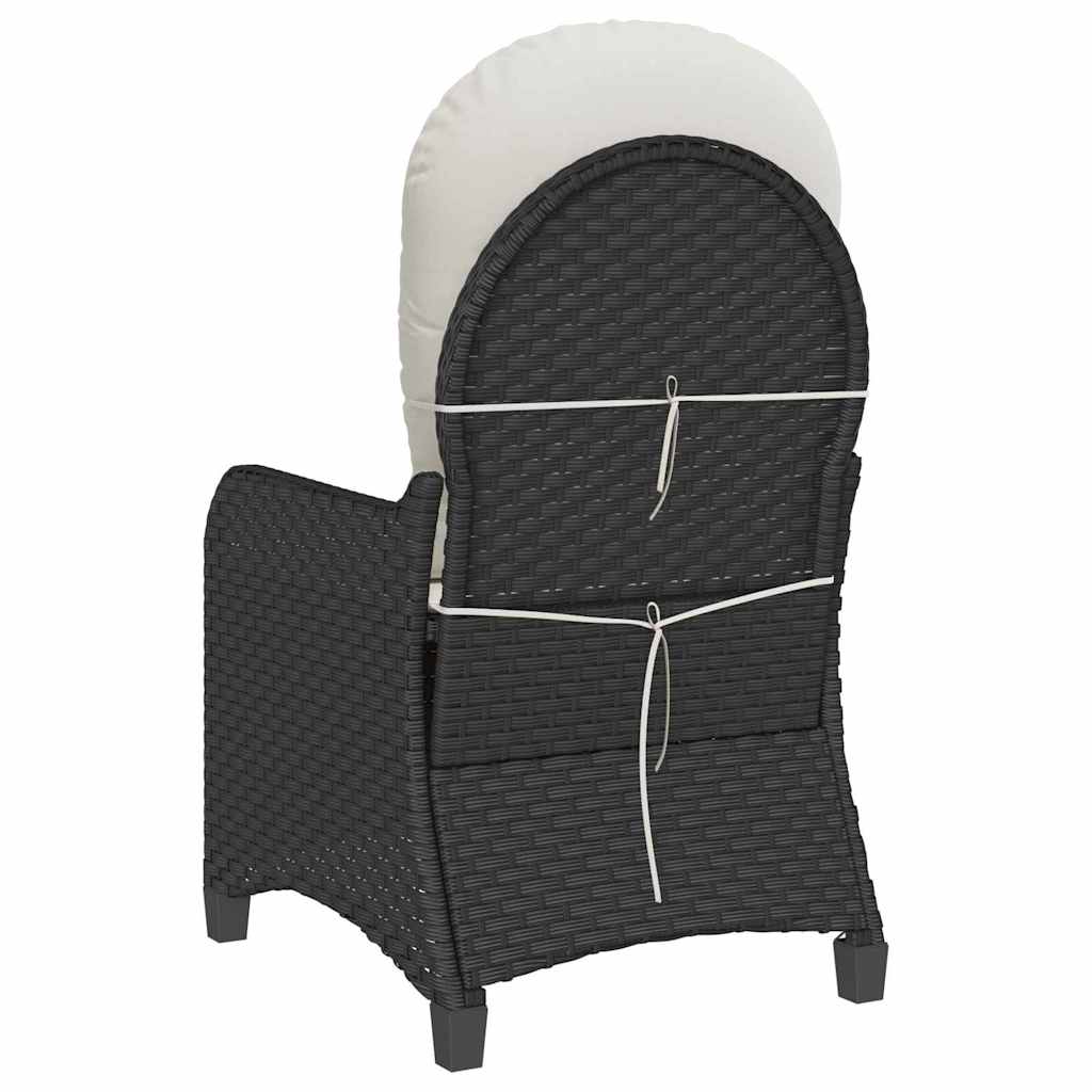 Liggestol Med Pude 56 X 66 X 95 Cm Polyrattan - Billede 7