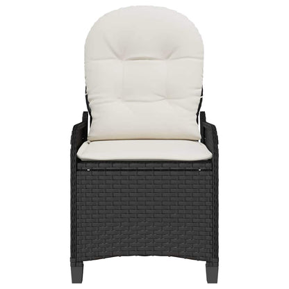 Liggestol Med Pude 56 X 66 X 95 Cm Polyrattan - Billede 5