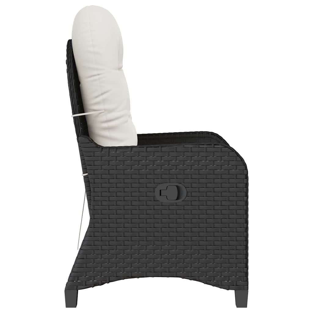 Liggestol Med Pude 56 X 66 X 95 Cm Polyrattan - Billede 6
