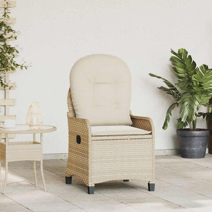 Liggestol Med Pude 56 X 66 X 95 Cm Polyrattan