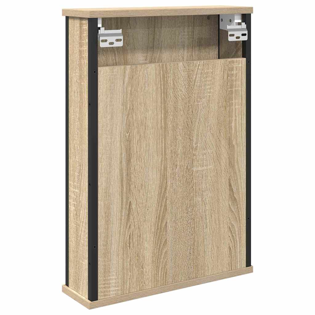 Spejlskab Med Hylde Sonoma Eg 42 X 12 X 60 Cm Konstrueret Træ - Billede 7