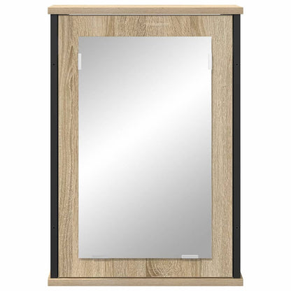 Spejlskab Med Hylde Sonoma Eg 42 X 12 X 60 Cm Konstrueret Træ - Billede 5