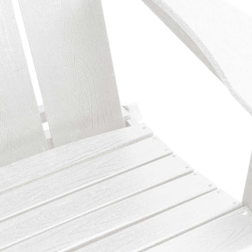 Foldbar Adirondack Stol 80,5 X 74,5 X 92 Cm Hdpe - Billede 8