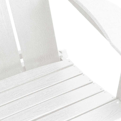 Foldbar Adirondack Stol 80,5 X 74,5 X 92 Cm Hdpe - Billede 8