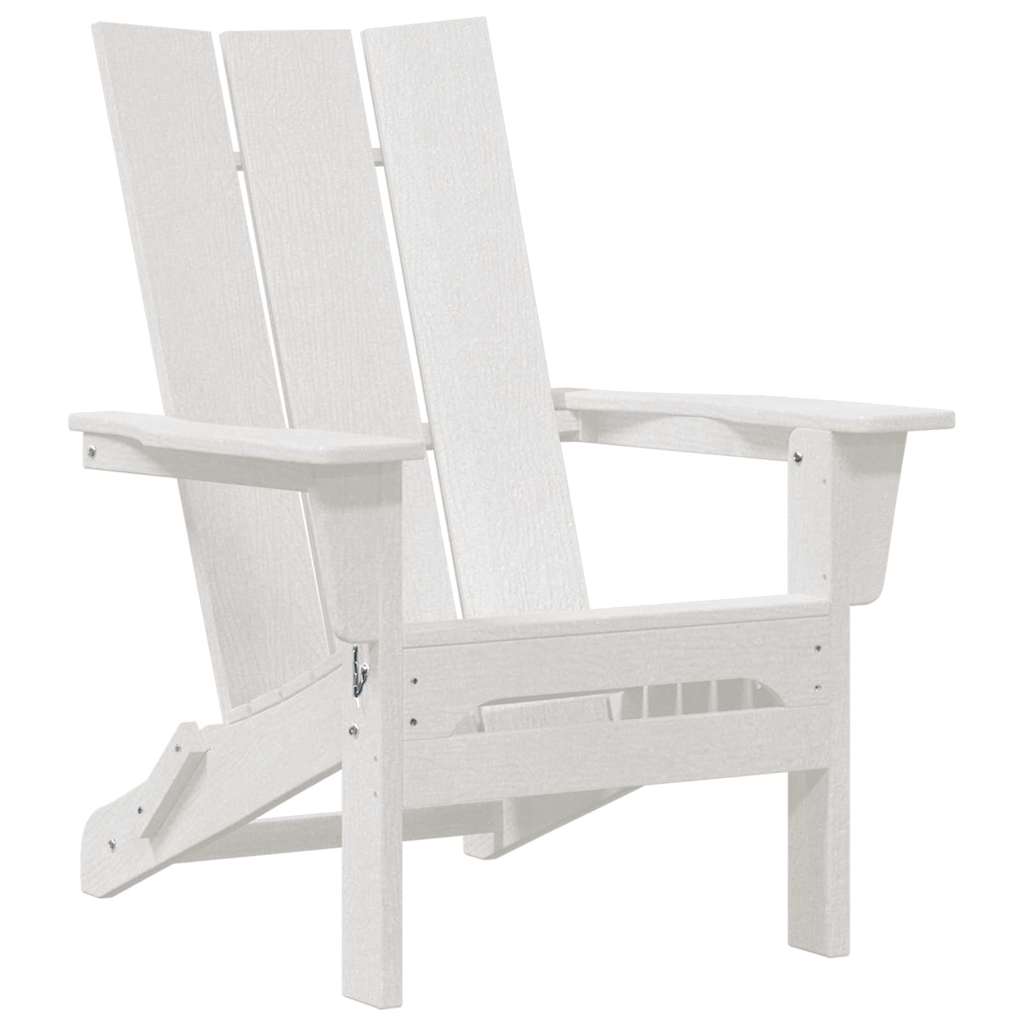 Foldbar Adirondack Stol 80,5 X 74,5 X 92 Cm Hdpe - Billede 2