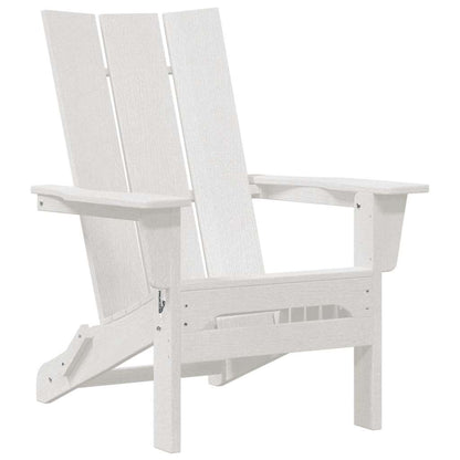 Foldbar Adirondack Stol 80,5 X 74,5 X 92 Cm Hdpe - Billede 2