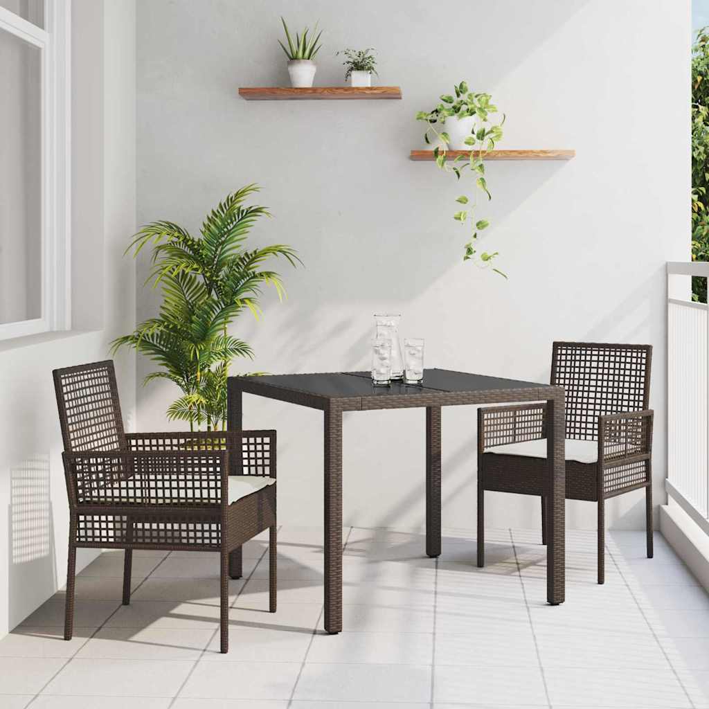 Have Spisebordssæt 3 Dele Polyrattan - Variant 3334863