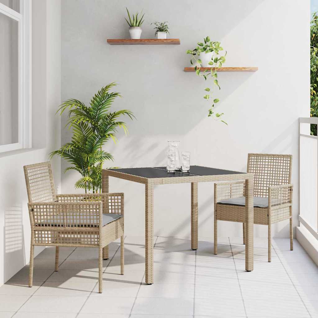 Have Spisebordssæt 3 Dele Polyrattan - Variant 3334879