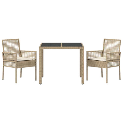 Have Spisebordssæt 3 Dele Polyrattan - Billede 7
