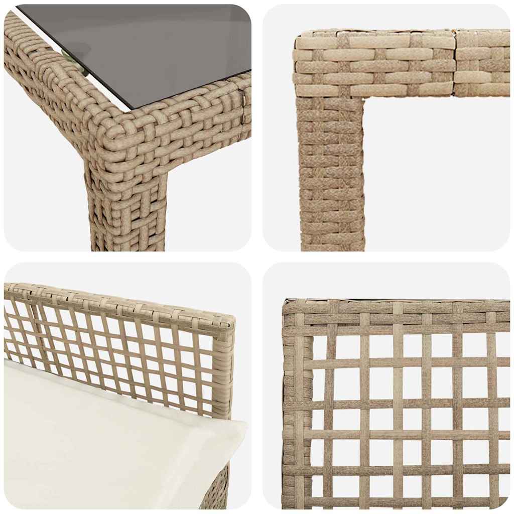 Have Spisebordssæt 11 Dele Polyrattan - Billede 9