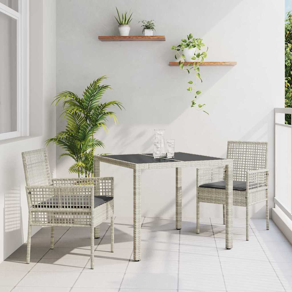 Have Spisebordssæt 3 Dele Polyrattan - Variant 3334895