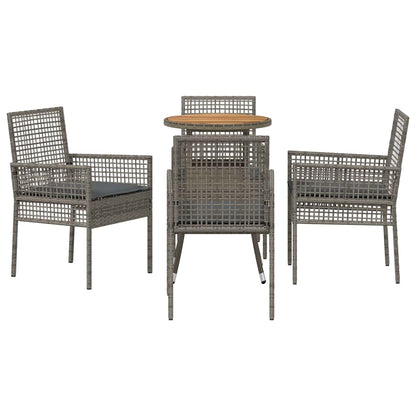 Have Spisebordssæt 5 Dele Polyrattan - Billede 7