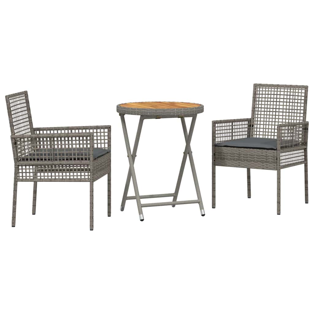 Have Bistro Sæt 3 Dele Polyrattan - Billede 2