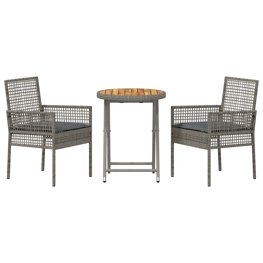 Have Bistro Sæt 3 Dele Polyrattan - Billede 7