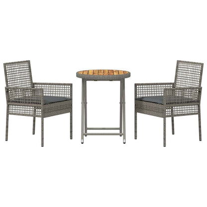 Have Bistro Sæt 3 Dele Polyrattan - Billede 7
