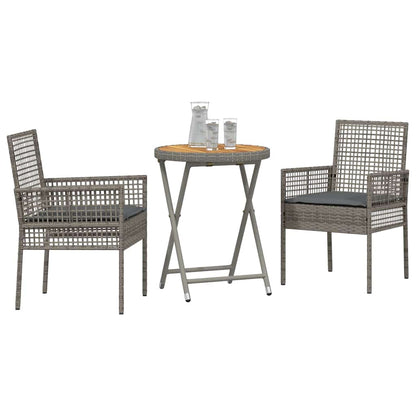 Have Bistro Sæt 3 Dele Polyrattan - Billede 3