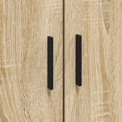 Seng Med Opbevaring Sonoma-eg 100 X 200 Cm Konstrueret Træ - Billede 10