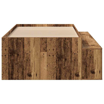 Seng Med Opbevaring Artisan Eg 75 X 190 Cm Konstrueret Træ - Billede 7