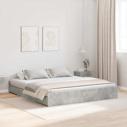 Seng Med Opbevaring Beton Konstrueret Træ - Variant 3335272