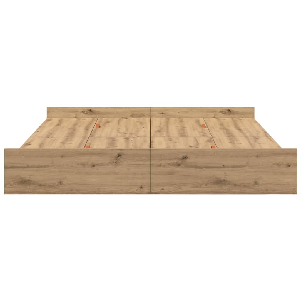 Seng Med Opbevaring Artisan Eg 180 X 200 Cm Konstrueret Træ - Billede 6