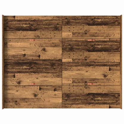 Seng Med Opbevaring Gammelt Træ 150 X 200 Cm Konstrueret Træ - Billede 8