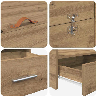 Seng Med Opbevaring Artisan Eg 140 X 200 Cm Konstrueret Træ - Billede 10