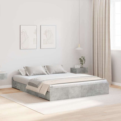 Seng Med Opbevaring Beton Konstrueret Træ - Variant 3335312