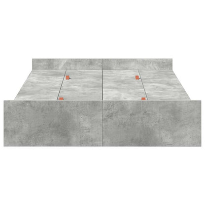 Seng Med Opbevaring Beton Konstrueret Træ - Billede 6