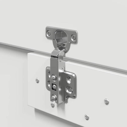 Sengeramme Med Opbevaring Hvid 180 X 200 Cm Konstrueret Træ - Billede 11