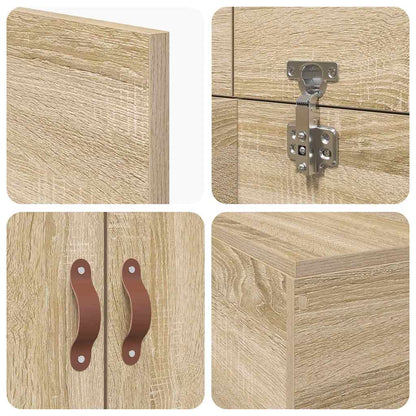Sengestel Sonoma-eg 190 90 31.5 Cm Konstrueret Træ - Billede 10