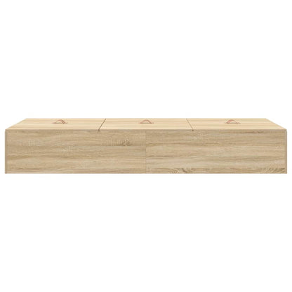 Sengestel Sonoma-eg 190 90 31.5 Cm Konstrueret Træ - Billede 7